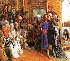 Wisemen following the Star to find the newborn King of the Jews.
